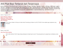 Tablet Screenshot of bayipijat.blogspot.com