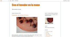 Desktop Screenshot of coneltenedorenlamano.blogspot.com