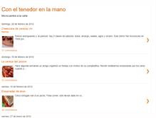 Tablet Screenshot of coneltenedorenlamano.blogspot.com