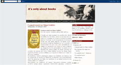 Desktop Screenshot of itsonlyaboutbooks.blogspot.com