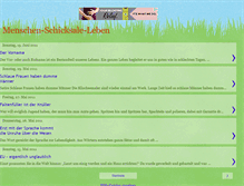 Tablet Screenshot of menschen-schicksale-leben.blogspot.com