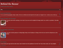 Tablet Screenshot of behindthebazaar.blogspot.com