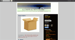 Desktop Screenshot of ladificilsencillez.blogspot.com