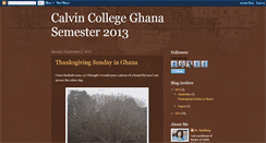 Desktop Screenshot of calvinghana.blogspot.com