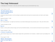 Tablet Screenshot of iraqiholocaust.blogspot.com