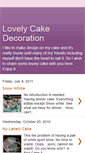 Mobile Screenshot of lovelycakedesign.blogspot.com