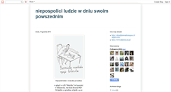 Desktop Screenshot of niepospoliciludzie.blogspot.com