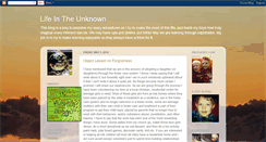 Desktop Screenshot of lifelivedinunknown.blogspot.com