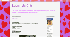 Desktop Screenshot of lugardacris.blogspot.com