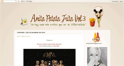 Desktop Screenshot of anitapatatafrita.blogspot.com