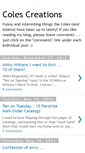 Mobile Screenshot of colescreations.blogspot.com