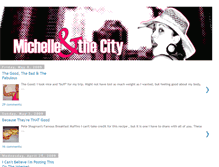 Tablet Screenshot of michelle-and-the-city.blogspot.com