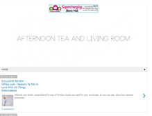 Tablet Screenshot of afternoonteaandlivingroom.blogspot.com