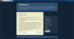 Desktop Screenshot of italiankaraoke.blogspot.com