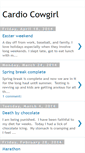 Mobile Screenshot of cardio-cowgirl.blogspot.com