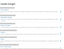 Tablet Screenshot of cardio-cowgirl.blogspot.com