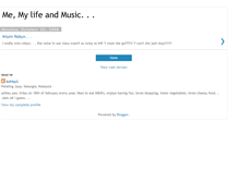 Tablet Screenshot of memylifeandmusic.blogspot.com