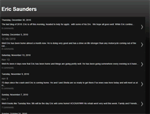 Tablet Screenshot of ericsaundersblog.blogspot.com