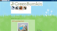 Desktop Screenshot of greenbumkin.blogspot.com