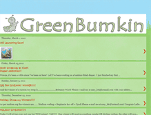 Tablet Screenshot of greenbumkin.blogspot.com