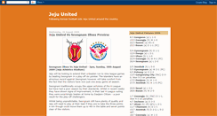 Desktop Screenshot of jejuunited.blogspot.com