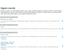 Tablet Screenshot of ingyenvan.blogspot.com