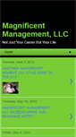 Mobile Screenshot of magnificentmanagement.blogspot.com