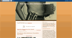 Desktop Screenshot of extrasensesextrainterference.blogspot.com