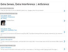 Tablet Screenshot of extrasensesextrainterference.blogspot.com