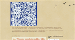 Desktop Screenshot of lace-fujyilin.blogspot.com