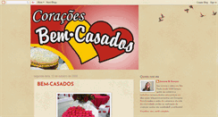 Desktop Screenshot of coracoesbemcasados.blogspot.com