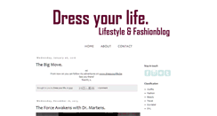 Desktop Screenshot of dressyourlifeblog.blogspot.com
