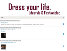 Tablet Screenshot of dressyourlifeblog.blogspot.com