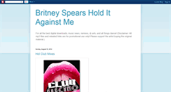 Desktop Screenshot of britneyspearsholditagainstme.blogspot.com