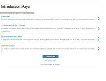 Tablet Screenshot of introduccionmaya.blogspot.com