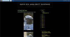 Desktop Screenshot of davidduveskog.blogspot.com