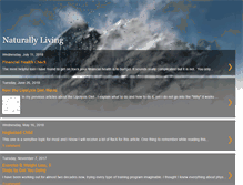 Tablet Screenshot of naturallylivingmom.blogspot.com