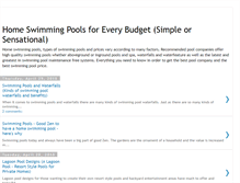 Tablet Screenshot of homeswimmingpools.blogspot.com