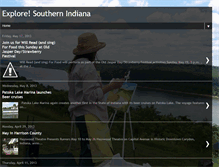 Tablet Screenshot of exploresouthernindiana.blogspot.com