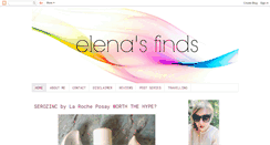 Desktop Screenshot of elenasfinds.blogspot.com