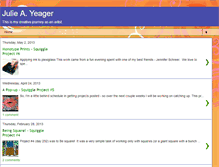 Tablet Screenshot of julieayeager.blogspot.com