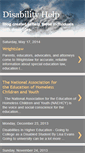 Mobile Screenshot of disabilityhelpsite.blogspot.com