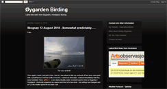 Desktop Screenshot of oeygardenbirds.blogspot.com