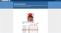 Desktop Screenshot of fernando-alonso-f1wc.blogspot.com