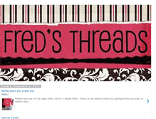 Tablet Screenshot of freds-threads.blogspot.com