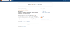 Desktop Screenshot of denimfashion.blogspot.com