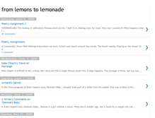 Tablet Screenshot of fromlemonstolemonade-steadfast.blogspot.com