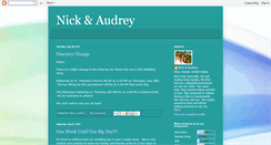 Desktop Screenshot of nickaudrey73011.blogspot.com