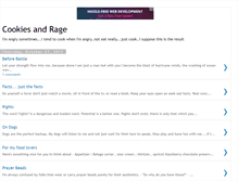 Tablet Screenshot of cookiesandrage.blogspot.com