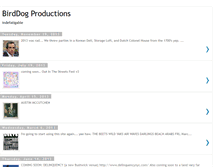 Tablet Screenshot of birddogproductions.blogspot.com